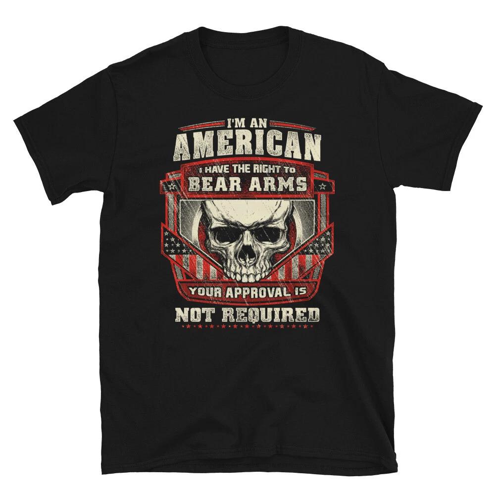 Gun Control Right To Bear Arms 2nd Amendment Freedom T-Shirt S
