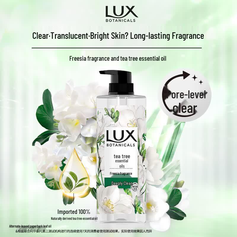 LUX Ботанический гель для душа с фрезией и маслом чайного дерева