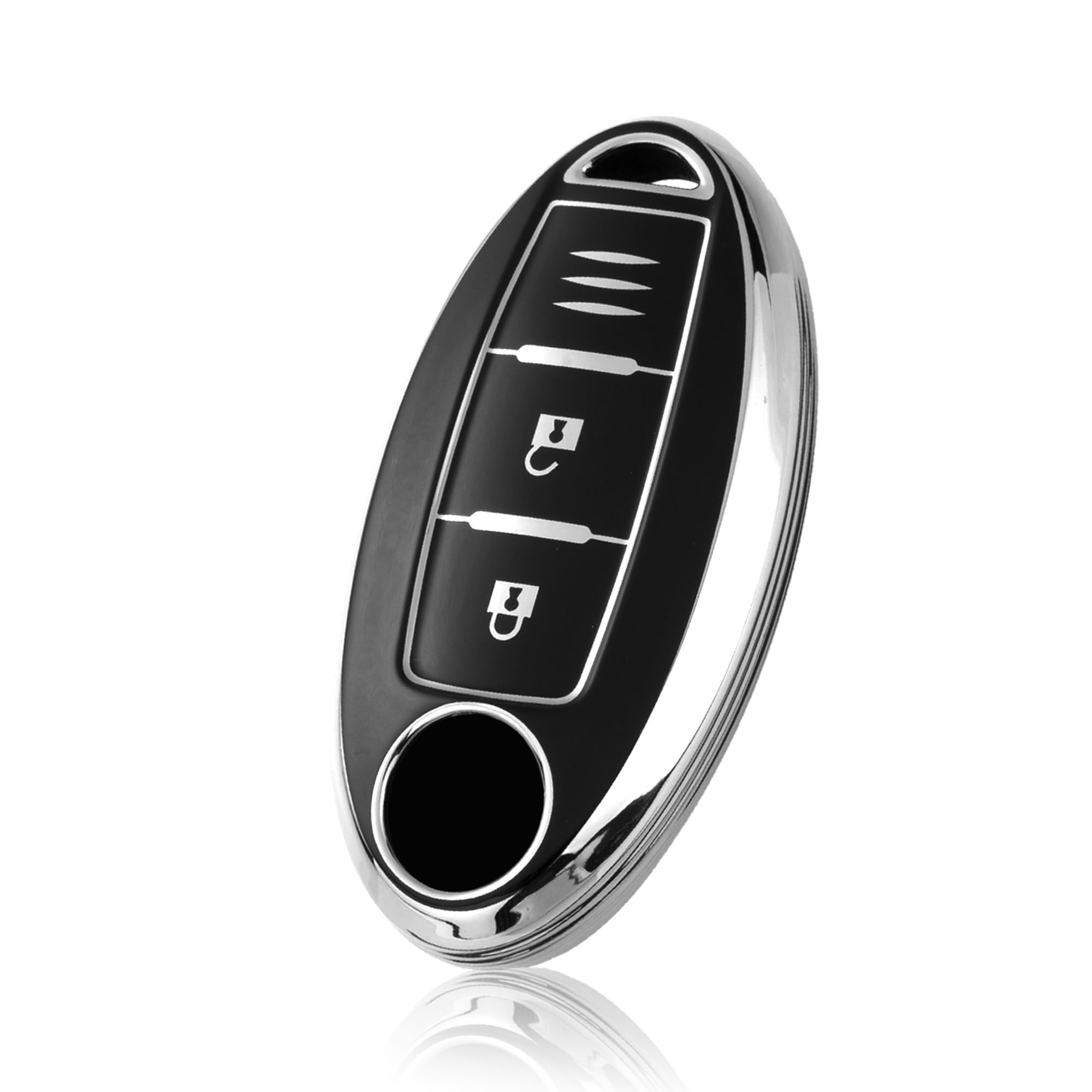 [Unhoke] Aura Key Case Note Intelligent Serena Key Cover Elgrand серебряный