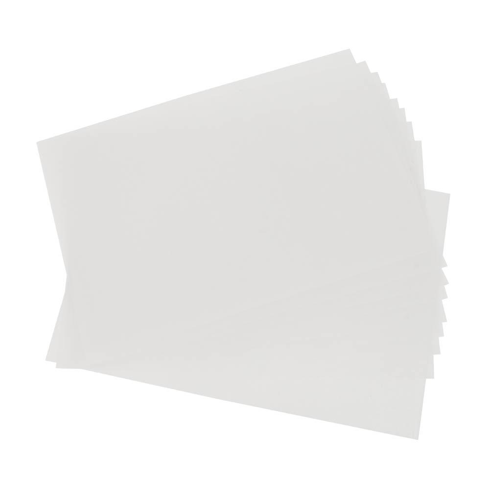 

10PCS Shrink Plastic Sheet Color Pencil HandPainted DIY Custom Materials 0.3mm Translucent, Finely Polished