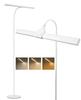 Living Room Floor Lamp - NETTLIFE - 156 Cm Gooseneck - Integrated 10W LED - Touch Dimmable - 40 Min Timer Memory