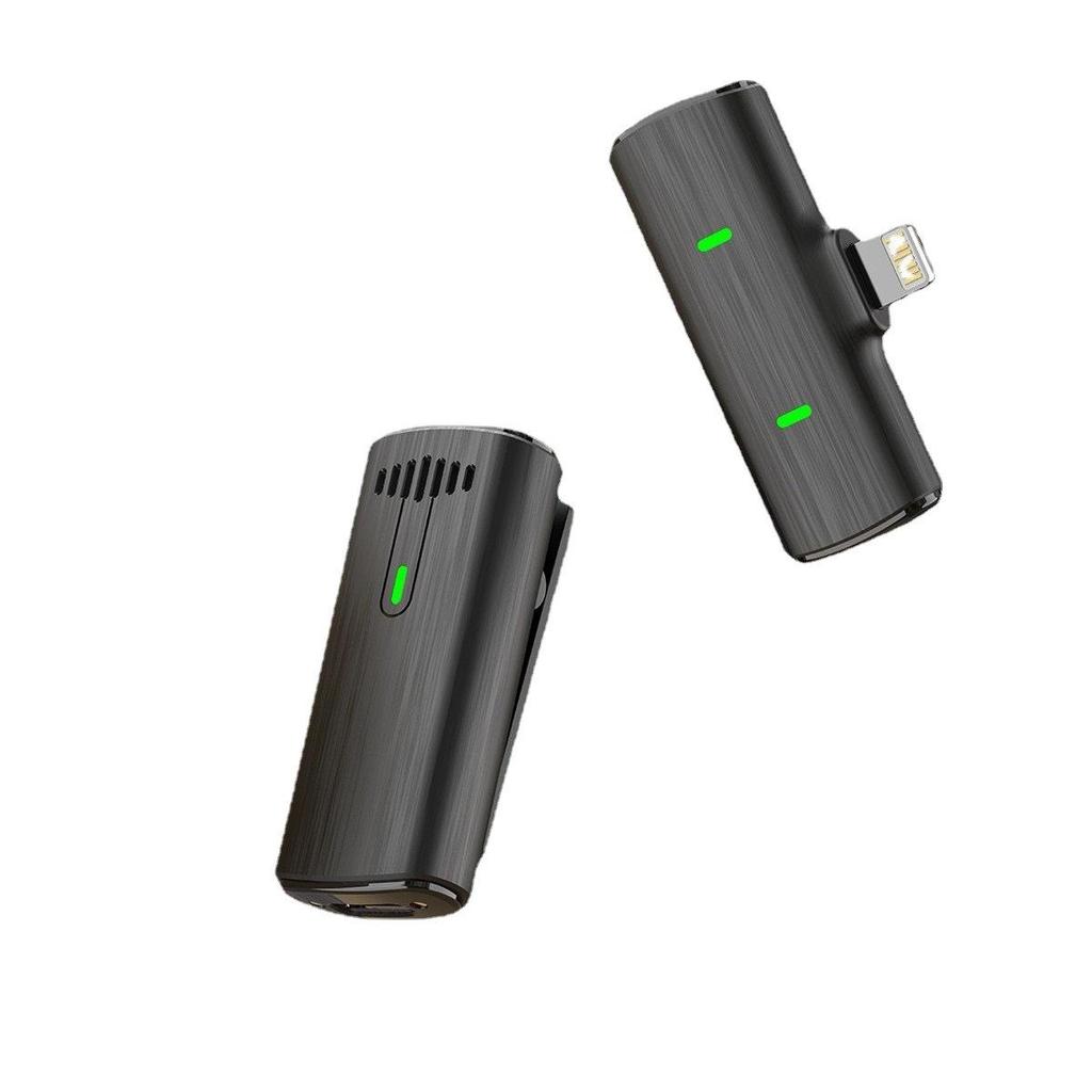 K10 Dual Wireless Lavalier Microphone for Outdoor Streaming & Recording with Noise Reduction