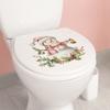 Fun-m216 Christmas Snowman Bell Bathroom Toilet Toilet with Home Decoration Stickers