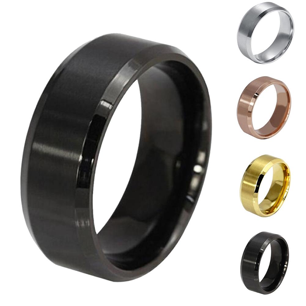 

Кольцо Кольцо Унисекс Пара Любителей Титановая Сталь Палец Свадебная Вечеринка Подарок