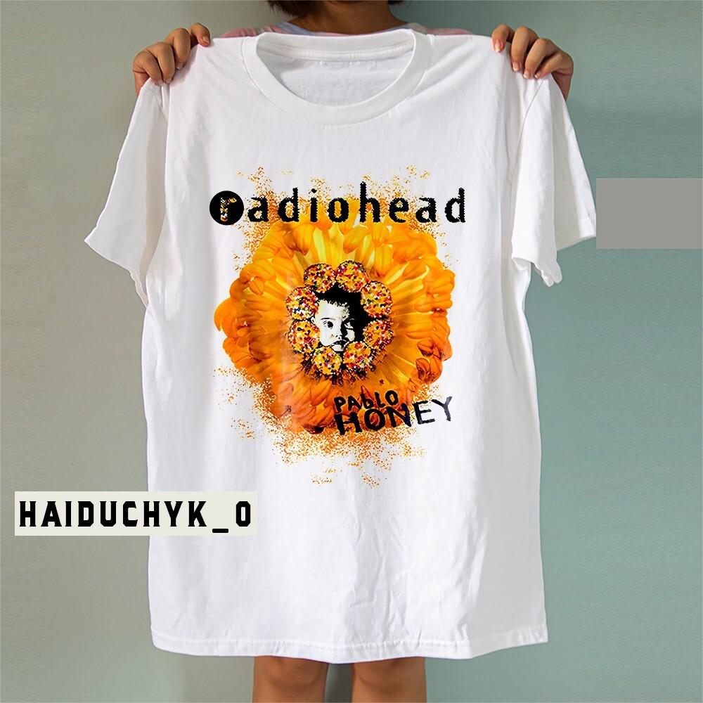 Radiohead Pablo Honey Shirt Rock Creep Thom Yorke Unisex White T-shirt S-5XL Unisex T-Shirt