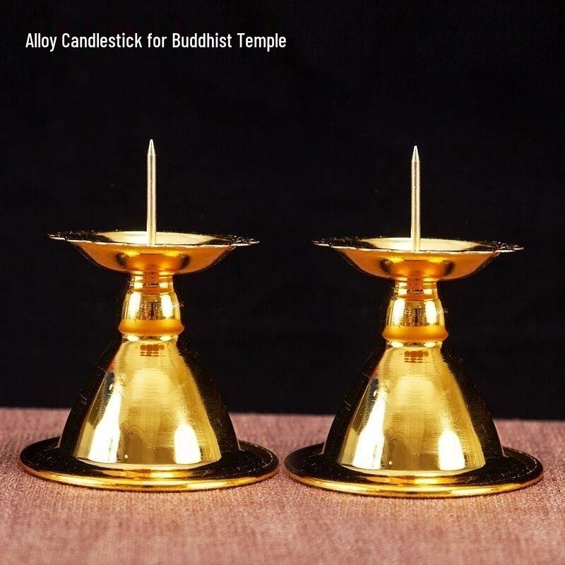 Buddha Alloy Candle Holder - Imitation Bronze Wedding & Home Decor