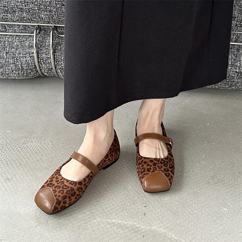Fashion IPPEUM Women Ballet Flats 2025 New Mary Janes Burgundy Shoes Zapatos de Mujer Ballerina