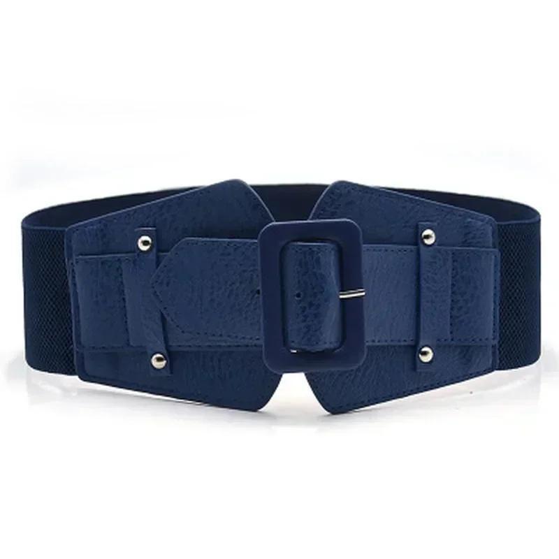 Wide Black Corset Belt Female Waist Plus Size Belts for Women High Quality Brow Big Waistband No Pin Dress Accessories WomenBelt