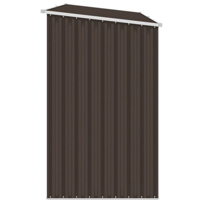 VidaXL Garden Wood Shelter Tool Storage Hangar Log Cabin Storage Shed Outdoor Brown 46296