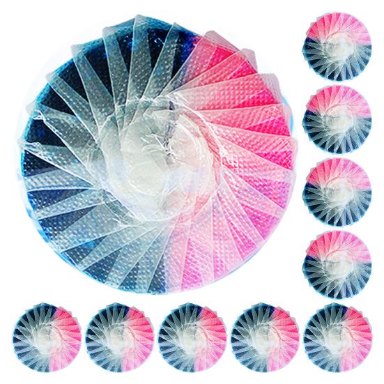 10Pcs Toilet Tank Tablets Two-Color Cleaner Automatic Toilet Bowl Cleaners Long-Lasting Deodorizers Scent