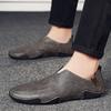Leather 2026 Men's Formal Shoes Loafers Moccasins Breathable Slip On Lazy Driving Comfortable Soft for Men Plus Size Dress