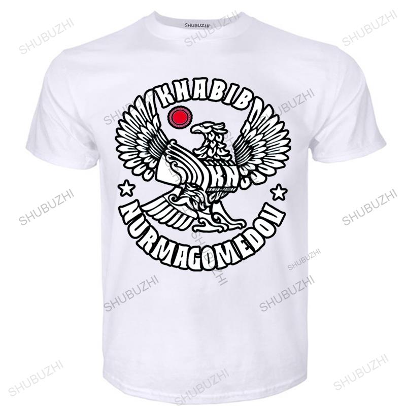 New summer t shirt black short sleeve tops for men Khabib Nurmagomedov Cotton Brand T-shirt Men O-neck streetwear print Teeshirt