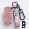 Leather Car Key Case Cover Shell For BMW E90 E60 E70 E87 3 5 6 Series M3 M5 X1 X5 X6 Z4 E71 E72 E88 E89 E91 E92 Auto Accessories xkhr50