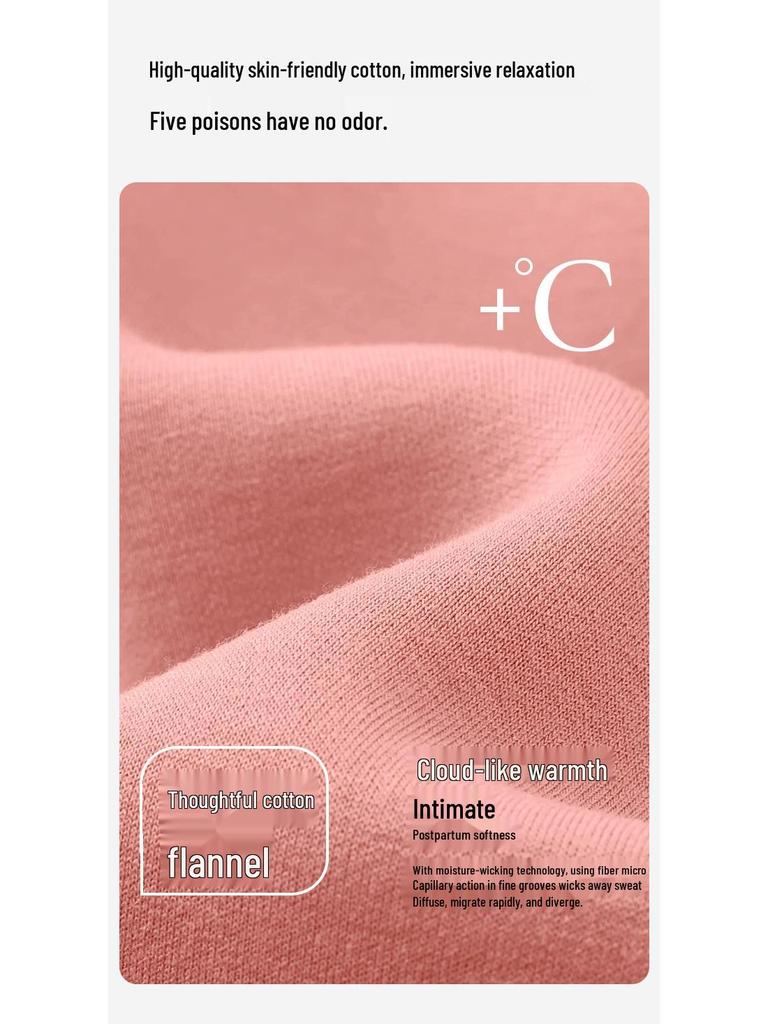 Women's Non-Slip Breathable Postpartum Home Slippers with Thick Sole - Comfortable, Warm, Heel-Covering Shoes for Autumn and Winter