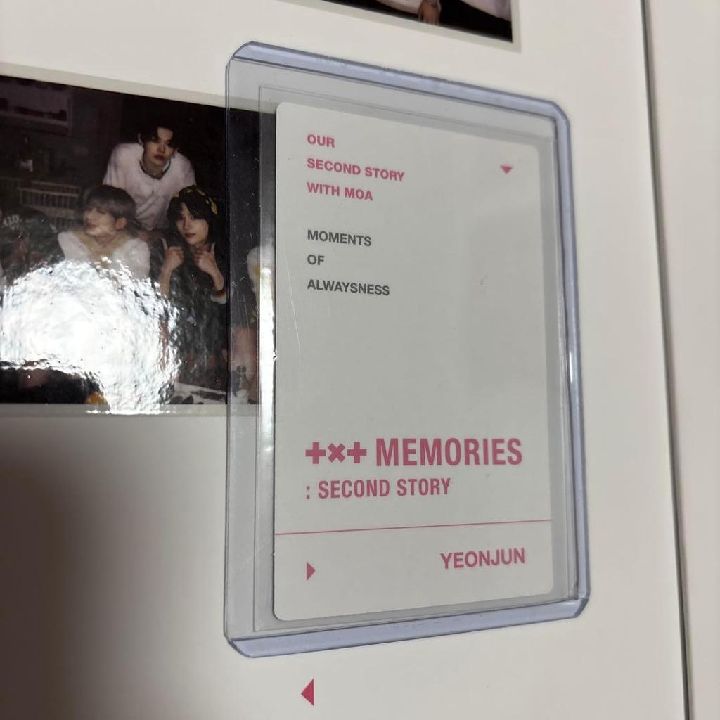 [USED] Txt Memories Unplayed Tuba Trading Card Memories Yeonjun