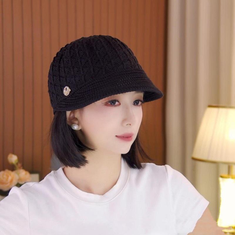 Big Flower Straw Hat Seaside Duck Tongue Hat Big Brim Sun Hat Women's Summer Breathable Face Hat Beach Hat