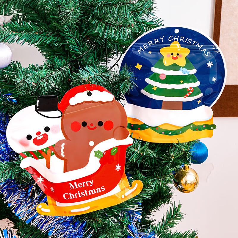 

Pabei Christmas Santa Self-Sealing 3D Gift Bags