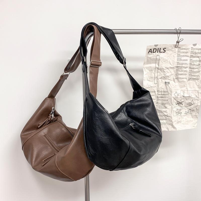 Męska torba motocyklowa o dużej pojemności - Modna torba crossbody i na ramię do fitnessu i na co dzień