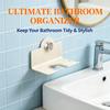 Drill-free Hairdryer Holder Wall Shelf for Bathroom Multifunctional Organizer