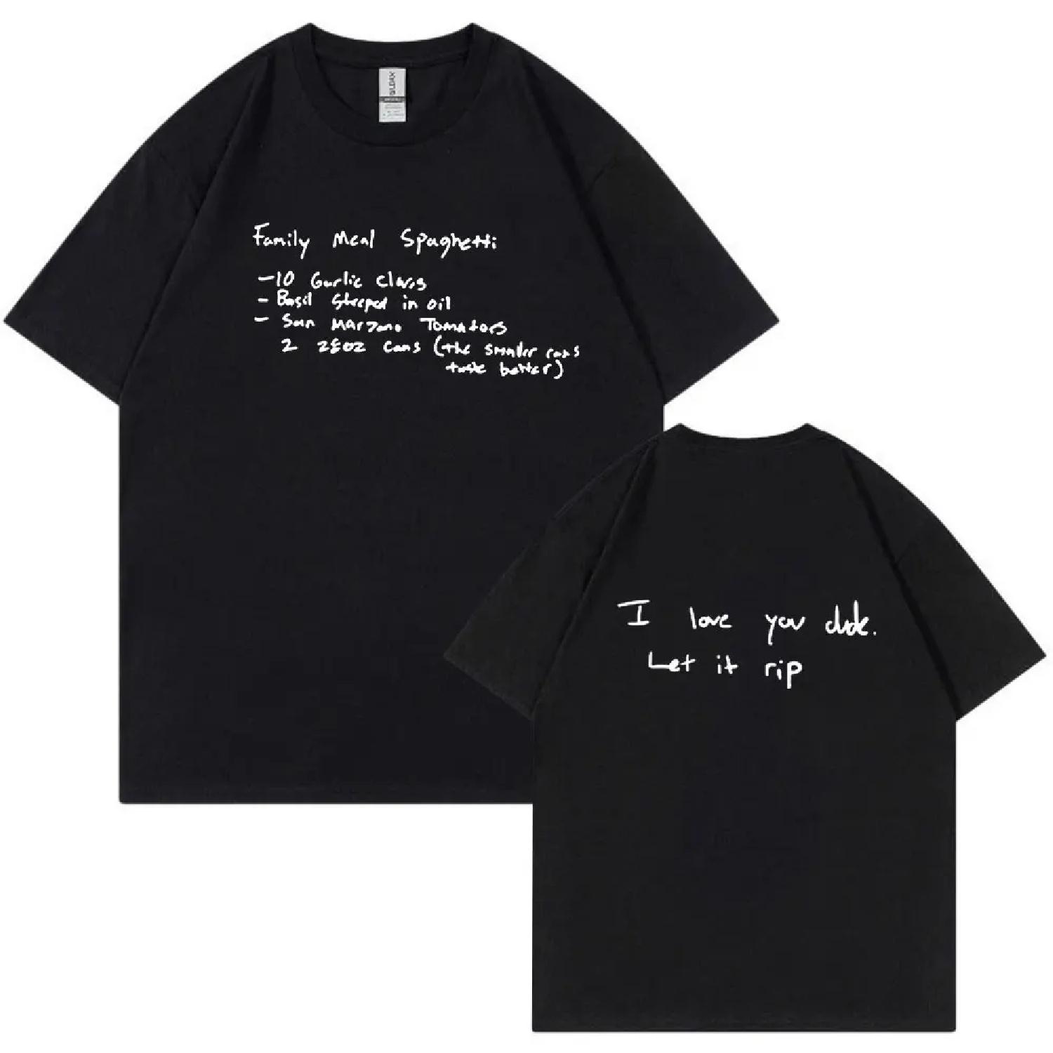 

The Bear TV Show Family Meal Spahetti Jeremy Allen T-shirts The Original Beef of Chicagoland T-shirt Men s Women Cotton T Shirts S чёрный