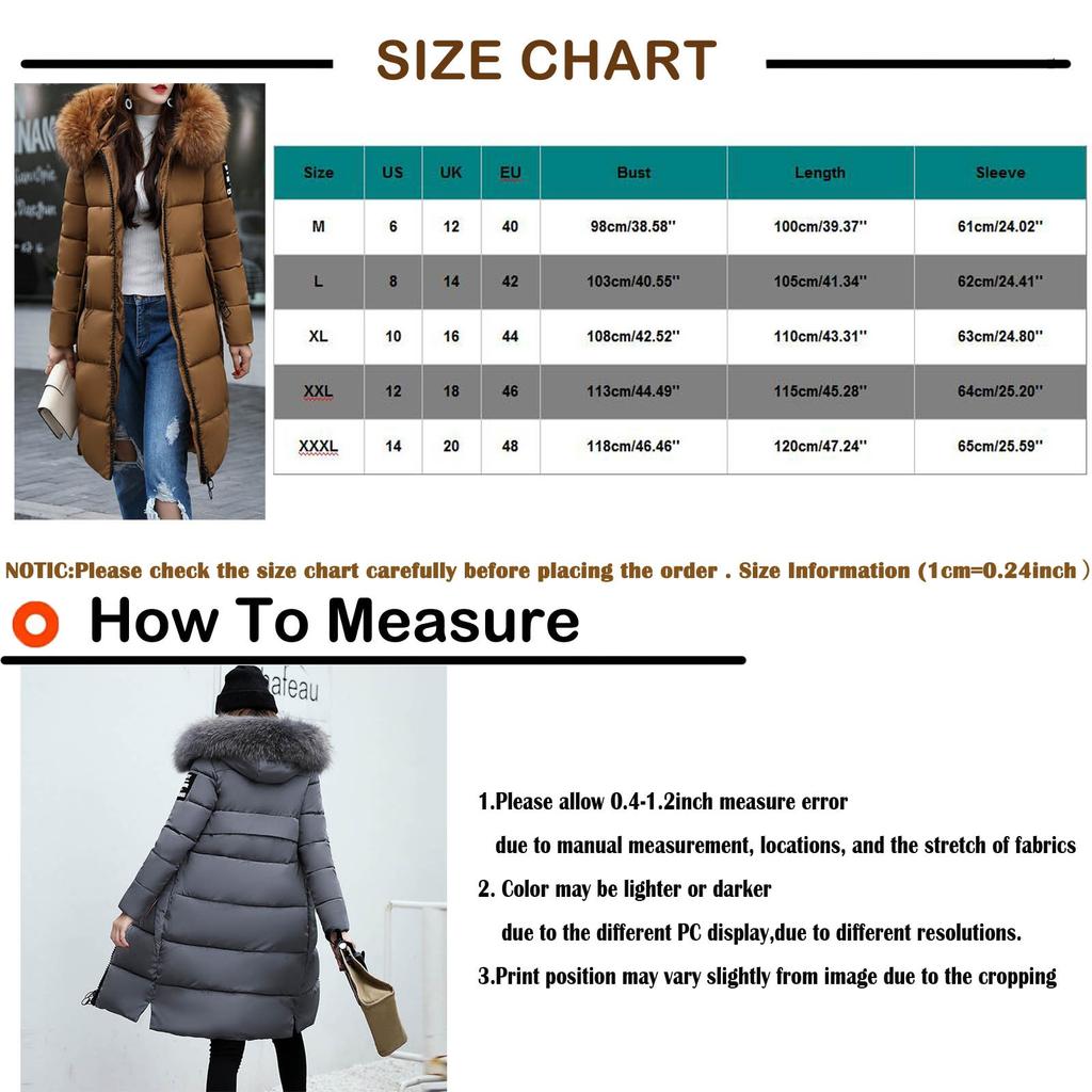 Women's Fashion Big Hair Collar Slim Waist Long Down Cotton Jacket Cotton Coat