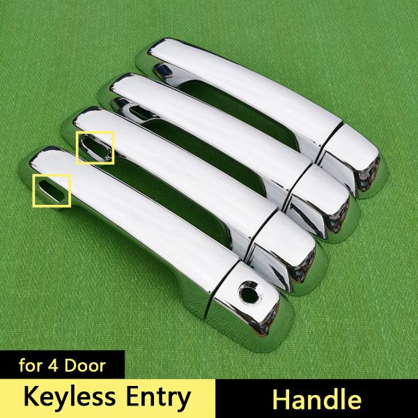 for Toyota 4Runner 2010 - 2017 Chrome Handle Cover Trim Set for 4 Runner 2011 2012 2013 2014 2015 2016 Accessories Car Styling