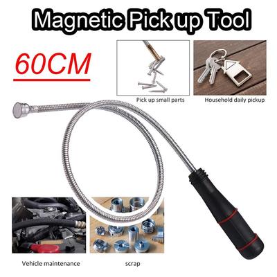 Large Head/Small Head Magnetic Pickup Tool Powerful Magnet Grabber Metal Suction Bar  Tool Kit
