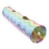 Cat Plush Tunnel Toy Collapsible Cat Tunnel with Ball for Rabbits Kittens Ferrets Puppy and Dogs