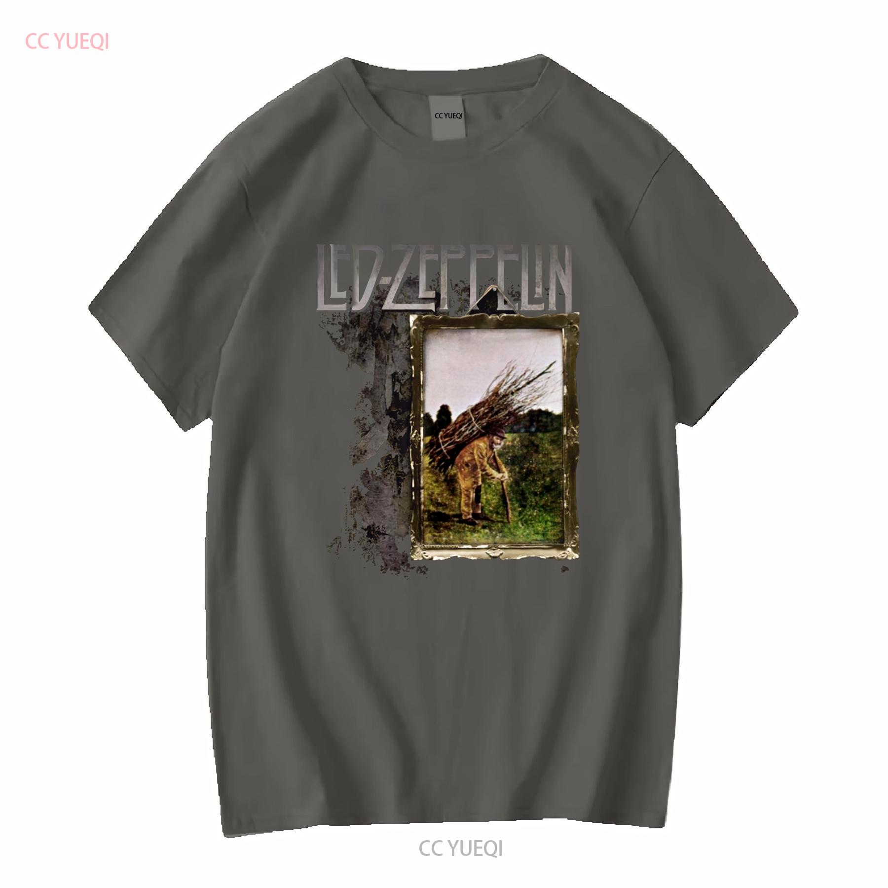 

Led Zeppel n Футболка фанатська S 3XL вінтажна Прана модна М яка Повсякденна Трохи зручна чоловіча Унісекс Стильна 3XL