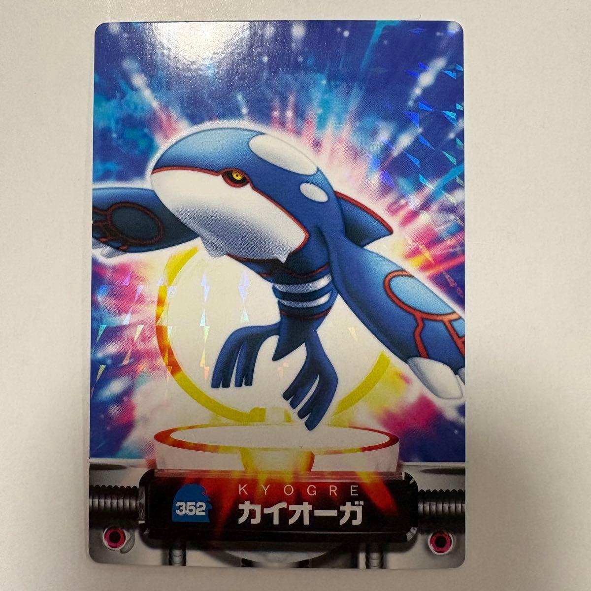 Used [Beautiful item! Rare] Pokemon Encyclopedia Card Kyogre Carddass Pokemon Card Pokemon Encyclopedia Card Pokemon Card Trading Card