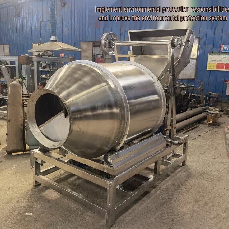 Commercial 300kg Stainless Steel Drum Mixer CN Plug (adapter Included)