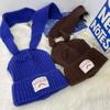 Knitted hat children's trendy brand design hot-selling autumn and winter warm niche personalized rabbit ear wool hat