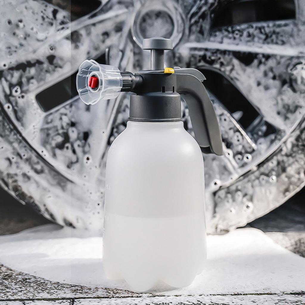 0.5 Gollon Foam Sprayer, 2 Liter Car Wash Snow Foam Blaster, Hand Pressurized Soap Sprayer For Car Detailing, Garden Watering, Weeds Spraying