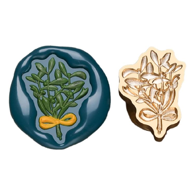 Christmas Vintage Sealing Stamp Head for Wedding Invitations Envelope Scrapbooking, Embossed Sealing Stamp Replacements