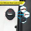 4-Piece Set of Universal Wear-Resistant Silicone Car Door Lock Covers ForVW GTI Tiguan Passat B5 B6 B7 CC Jetta MK5 MK6 Polo zo5