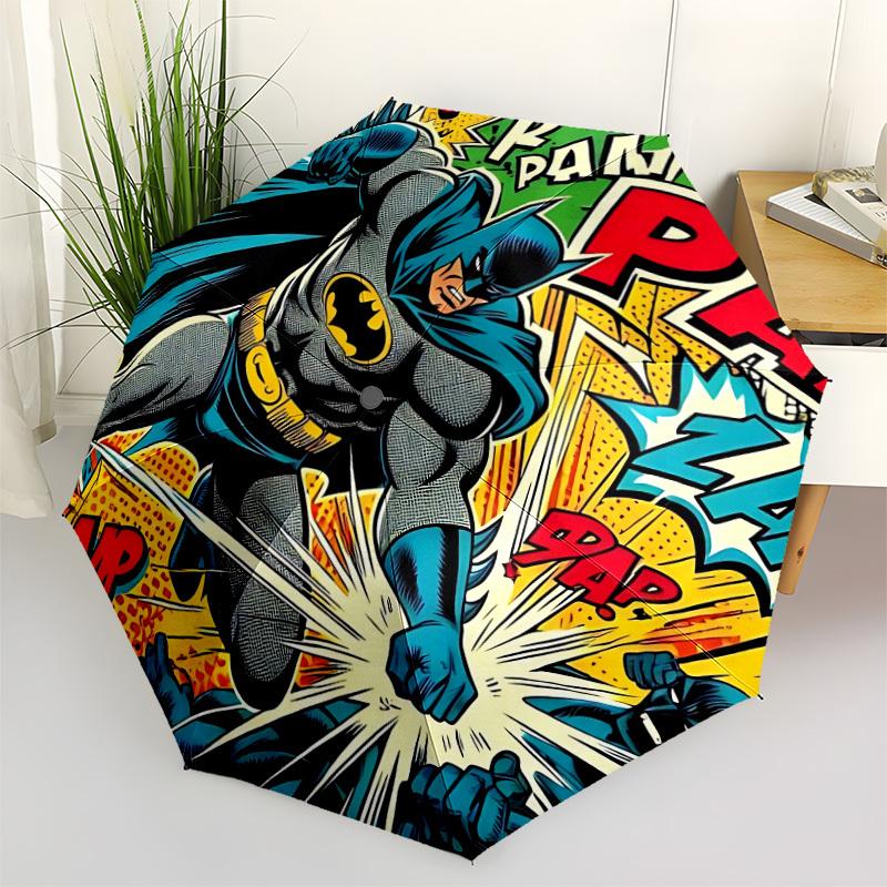 1pc Batman Automatic Open/Close Umbrella, Christmas Gift for Men Women, Daily Travel Outdoor Use Yy251101181