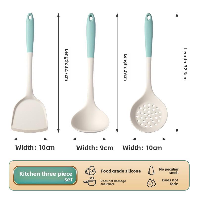 All-in-one silicone spatula, food-grade, high-temperature resistant oil brush, egg beater, home baking tool set