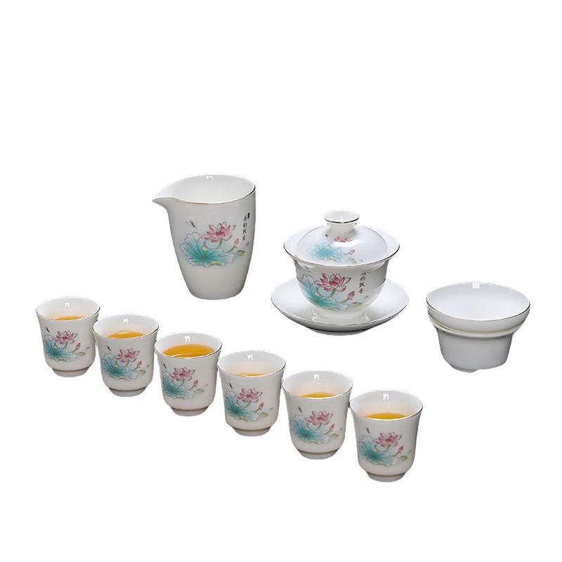 Dehua White Porcelain Tea Set