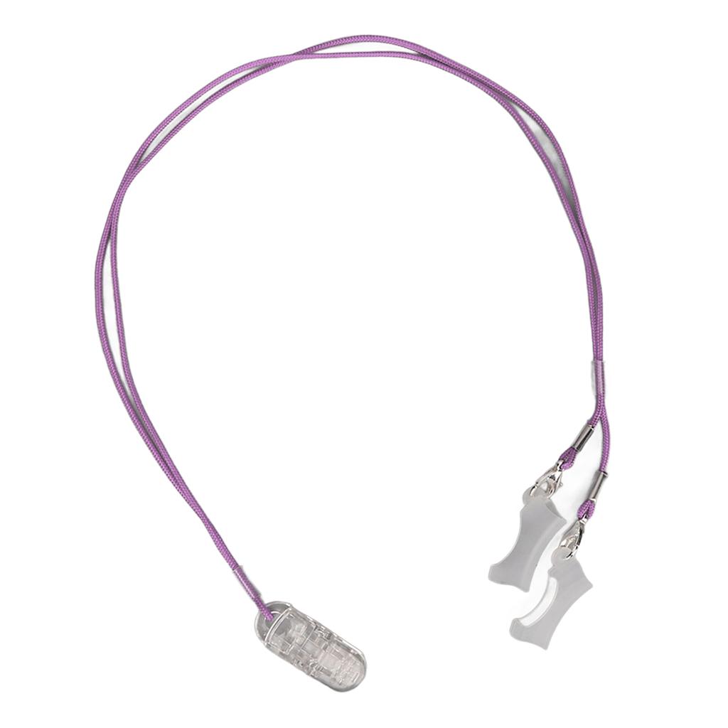 Hearing Device Clip Holder Portable Simple Fashionable Flexible Sound Amplifier Lanyard for Kid Elderly Binaural