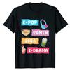 Fashion for Fans of Korean KDrama KPop TShirt Gift Girls Fashion South Korea Clothes Life Style Graphic Tee Casual Top