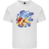 Great White Shark vs Goldfish Unisexs Light Cotton TShirt