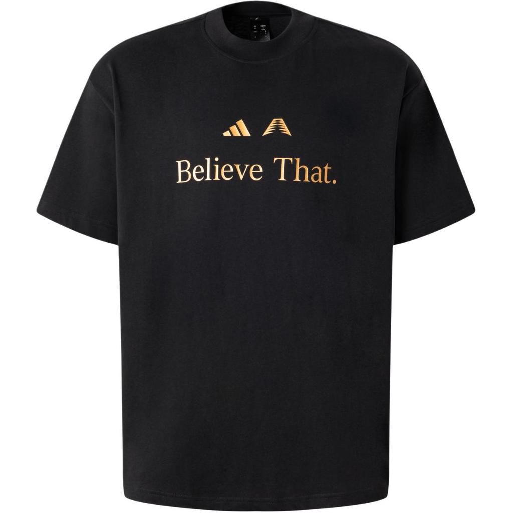 Adidas Anthony Edwards Series SS24 Glory Limited Edwards Basketball Sports Crew Neck Short Sleeve T-Shirt Men Tops Black JZ4552