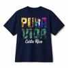 Pura Vida Costa Rica Tropisches Grafik-T-Shirt Urlaubsmitbringsel Baumwoll-T-Shirt