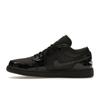 Air Jordan 1 Low SE Black Croc Women Sneakers White Metallic-Silver HJ7743-010