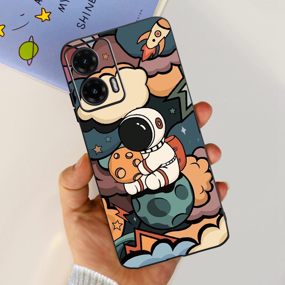 For Motorola Moto G35 5G Case 2024 Cute Cartoon Cat Butterfly Bumper Soft Silicone Phone Cases For MotoG35 G 35 Protective Cover