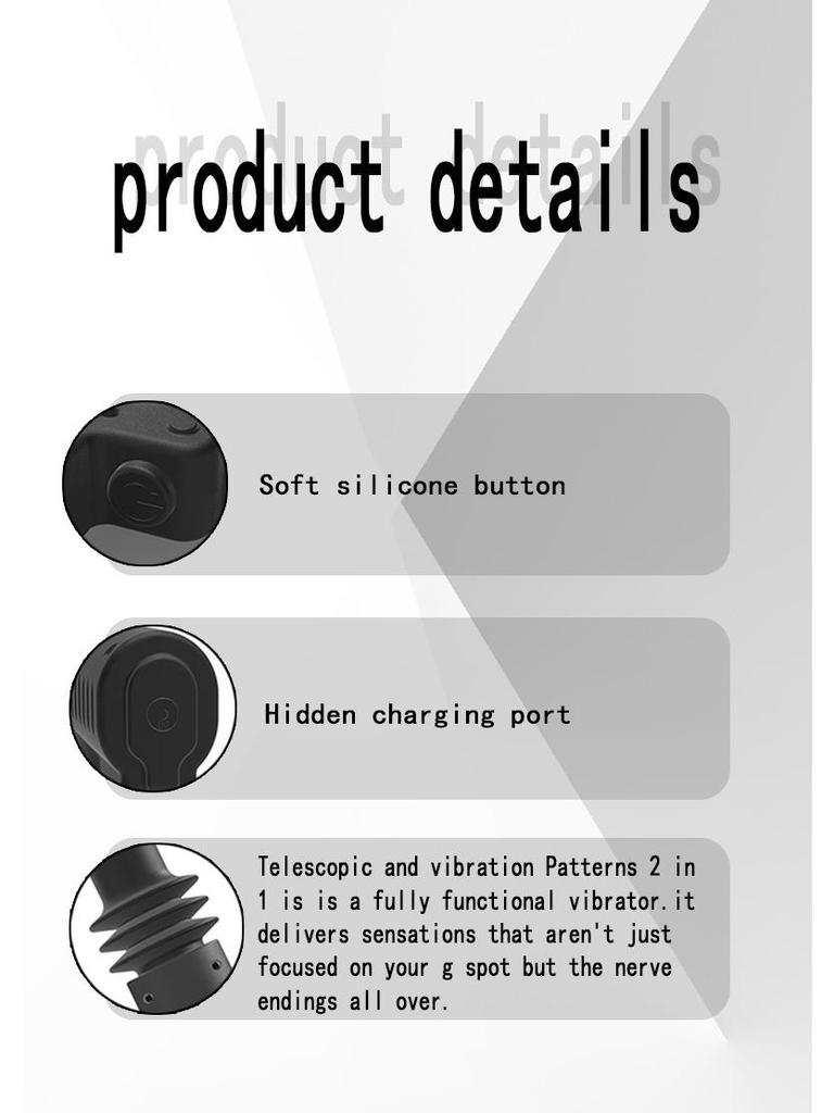 Damski Automatyczny Teleskopowy Masażer Dildo Pistolet