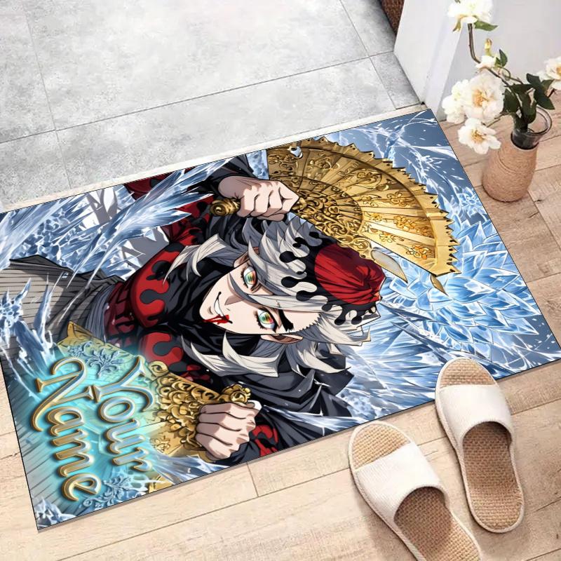 Custom douma Mat Personalized Name, Polyester Washable Indoor Entryway Rug, Gift for Christmas, Easter, Thanksgiving Day
