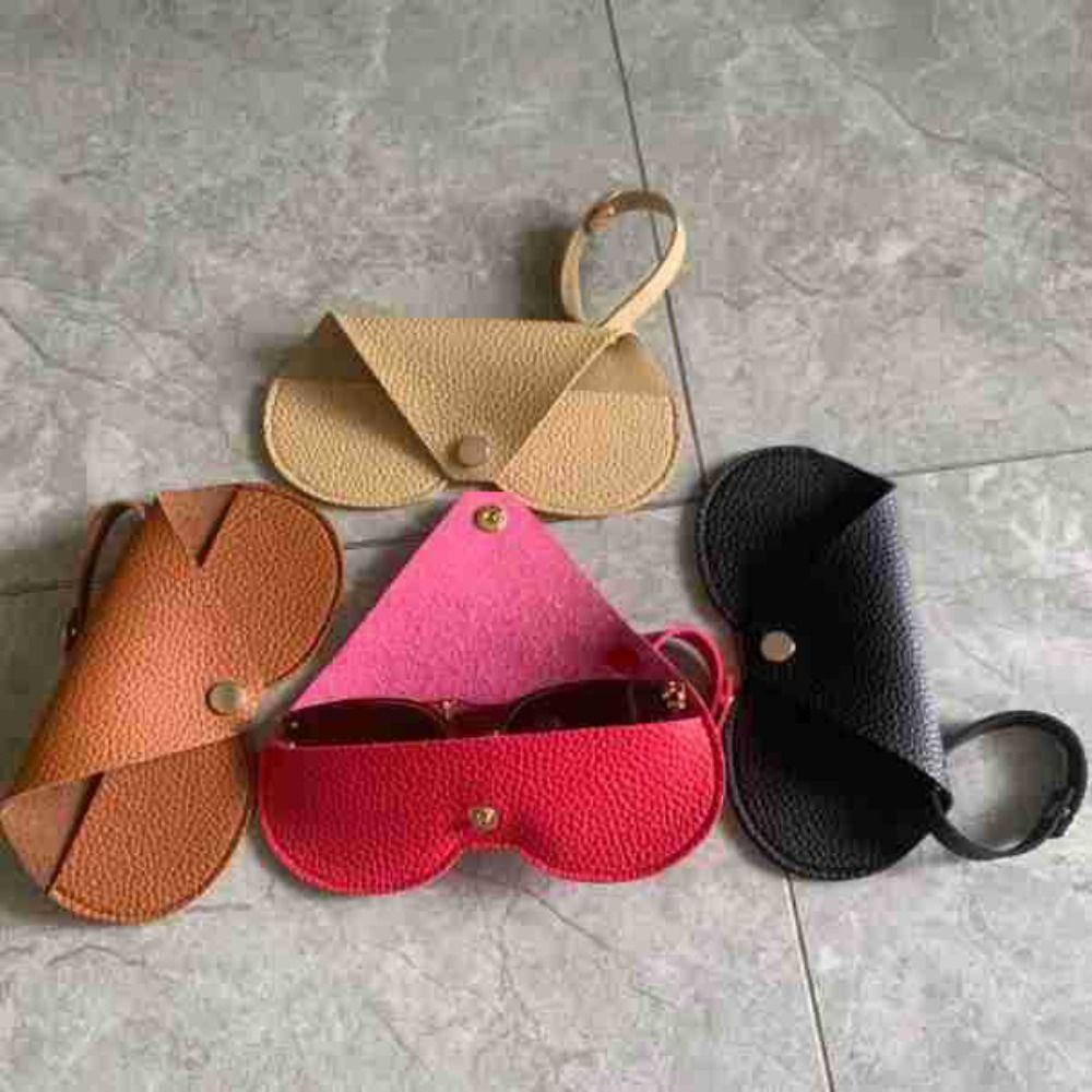 

Сумка для очков Портативный защитный чехол из искусственной кожи Чехол для очков Чехол для девушек Чехол для хранения солнцезащитных очков