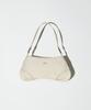 En Or Rivet Stitch Hobo Bag - Ivory