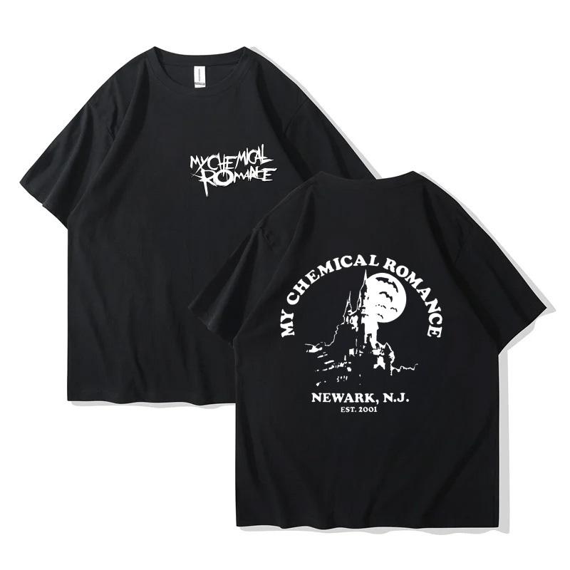 My Chemical Romance Shirt Teen Kawaii Women Breathable Retro University Tshirt Pop Culture 2000s University Colorful Anime